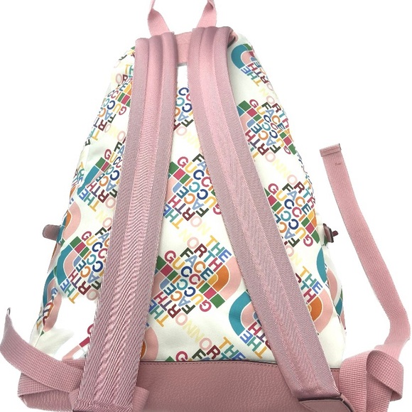 Gucci x The North Face Backpack, Pink/White, 650288, NWT - Picture 5 of 13